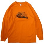 画像1: OUR LIFE "BREAKDOWN L/S TEE" - ORANGE (1)