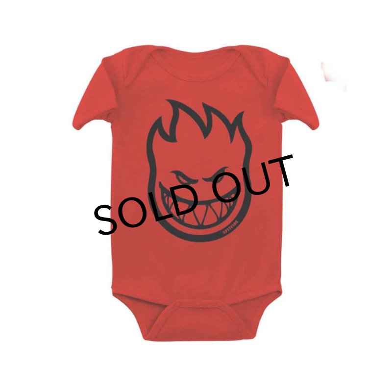 画像1: SPITFIRE "BIGHEAD INFANT ONESIE" - RED/BLACK (1)