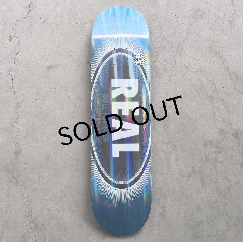 画像1: REAL SKATEBOARDS "ECLIPSE TEAM OVALS DECK " - 8.06inch (1)