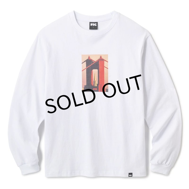 画像1: FTC "BRIDGE PYRAMID L/S TEE" - WHITE (1)