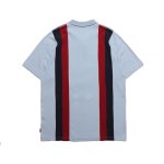 画像2: HELLRAZOR "DOUBLE STRIPED POLO SHIRT" - SLATE BLUE (2)