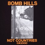 画像2: GX1000 "BOMB HILL NOT COUNTRIES TEE" - BLACK / ORANGE PRINT (2)