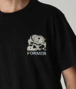 画像4: FORMER MERCHANDISE "ROSE CRUX T-SHIRT" - BLACK (4)