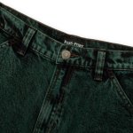 画像4: PASS~PORT.  " WORKERS CLUB DENIM JEAN " - DARK GREEN Over-Dye (4)