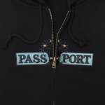 画像2: PASS~PORT.  " HOUSE PLANT ORGANIC ZIP HOODIE " - BLACK (2)