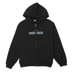 画像1: PASS~PORT.  " HOUSE PLANT ORGANIC ZIP HOODIE " - BLACK (1)