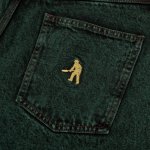 画像3: PASS~PORT.  " WORKERS CLUB DENIM JEAN " - DARK GREEN Over-Dye (3)