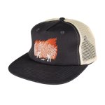 画像1: PASS~PORT.  " BRUSH FIRE WORKERS TRUCKER CAP " - TAR / WHITE (1)