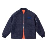 画像4: HODDLE "HDL M1 REVERSIBLE LINER JACKET " - NAVY / SAFETY ORANGE (4)