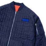 画像2: HODDLE "HDL M1 REVERSIBLE LINER JACKET " - NAVY / SAFETY ORANGE (2)