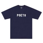 画像1: POETS " OG LOGO TEE " - NAVY (1)