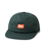 画像1: FTC " SMALL LOGO 6 PANEL " - FOREST GREEN  (1)