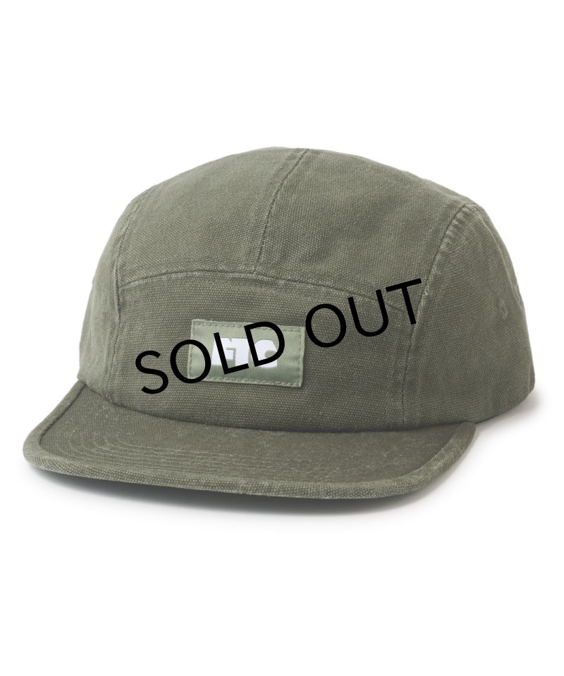 画像1: FTC " WASHED CANVAS CAMP CAP " - OLIVE (1)