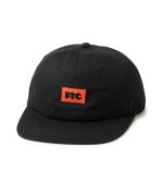 画像1: FTC " SMALL LOGO 6 PANEL " - BLACK (1)