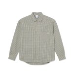 画像1: POLAR SKATE CO. " MITCHELL LS SHIRT " - CREME CHECK (1)