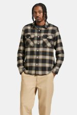 画像2: BRIXTON " 20TH ANNIVERSARY BOWERY FLANNEL"- BLACK/CREAM (2)