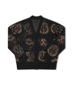 画像3: FORMER " CA BRAINSCAN CARDIGAN " - BLACK MUSHROOM   (3)