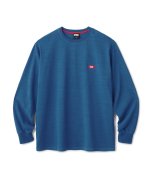 画像1: FTC " PIGMENT DYED SMALL LOGO L/S TOP " - NAVY (1)