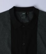 画像5: FORMER " MARILYN KNIT SS SHIRT " - BLACK CHARCOAL   (5)