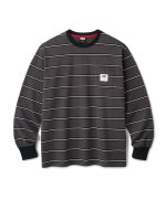 画像1: FTC " STRIPE L/S TOP " - BLACK (1)