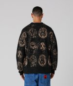 画像2: FORMER " CA BRAINSCAN CARDIGAN " - BLACK MUSHROOM   (2)