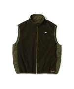 画像2: FTC " POLARTEC® REVERSIBLE VEST " - OLIVE (2)