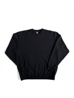 画像1: COMFORTABLE REASON " BOUCLE LOGO SWEAT " - BLACK (1)