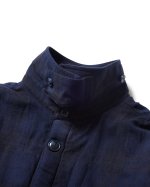 画像9: EVISEN " SHAO PLAID FLEECE JACKET " - NAVY    (9)