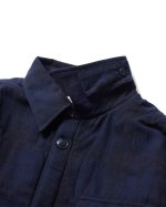 画像8: EVISEN " SHAO PLAID FLEECE JACKET " - NAVY    (8)