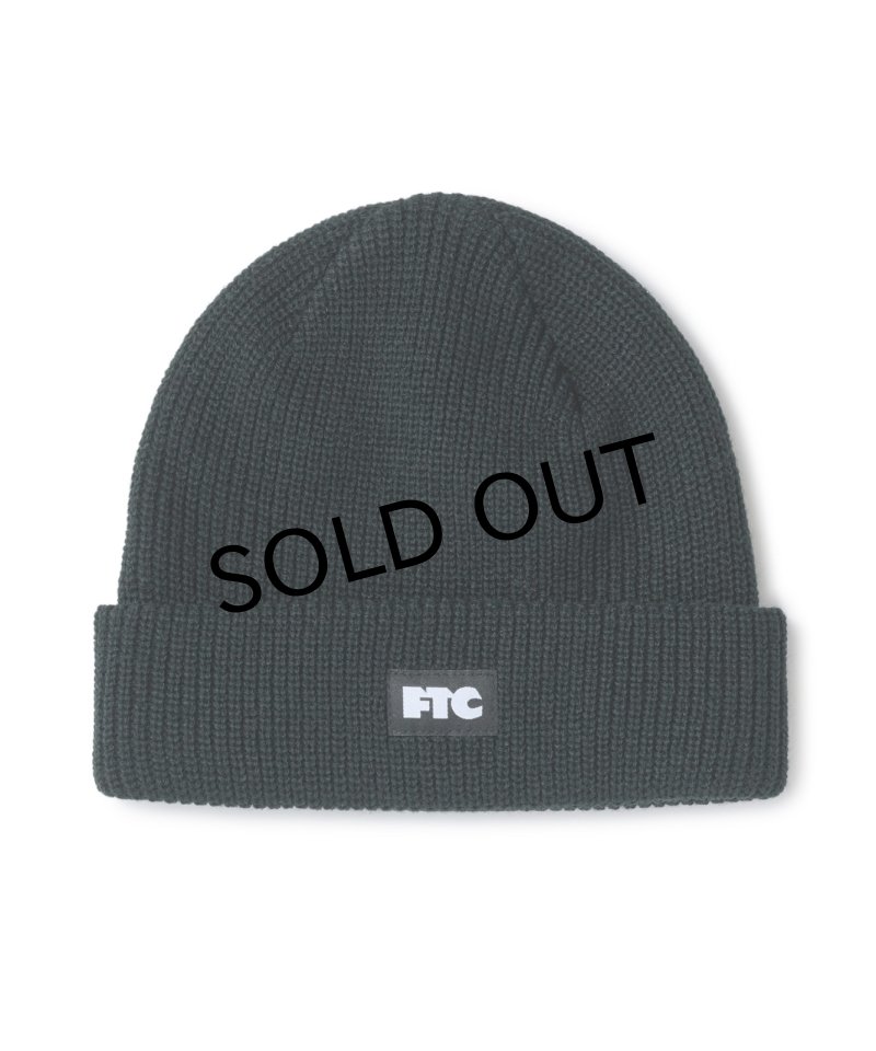 画像1: FTC " BOX LOGO BEANIE " - BLACK (1)