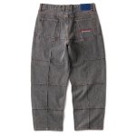 画像2: HELLRAZOR " BLOCK BAGGIE DENIM " - WASH BLACK (2)