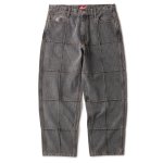 画像1: HELLRAZOR " BLOCK BAGGIE DENIM " - WASH BLACK (1)