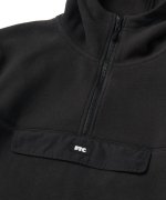 画像2: FTC " POLARTEC®︎ FLEECE HALF ZIP HOODY " - BLACK (2)