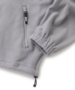 画像3: FTC " POLARTEC®︎ FLEECE HALF ZIP HOODY " - GRAY  (3)