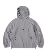 画像1: FTC " POLARTEC®︎ FLEECE HALF ZIP HOODY " - GRAY  (1)