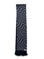 画像4: COMFORTABLE REASON " OP SCARVES " - NAVY×GREY (4)