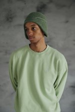 画像1: COMFORTABLE REASON " FLEECE EAR FLAP " - GREEN (1)