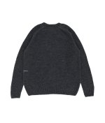 画像2: POP TRADING COMPANY " POP KNITTED CHAOS CREWNECK " - ANTHRACITE (2)