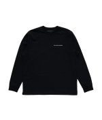 画像2: POP TRADING COMPANY " POP LOGO LONGSLEEVE TEE " - BLACK/WHITE (2)