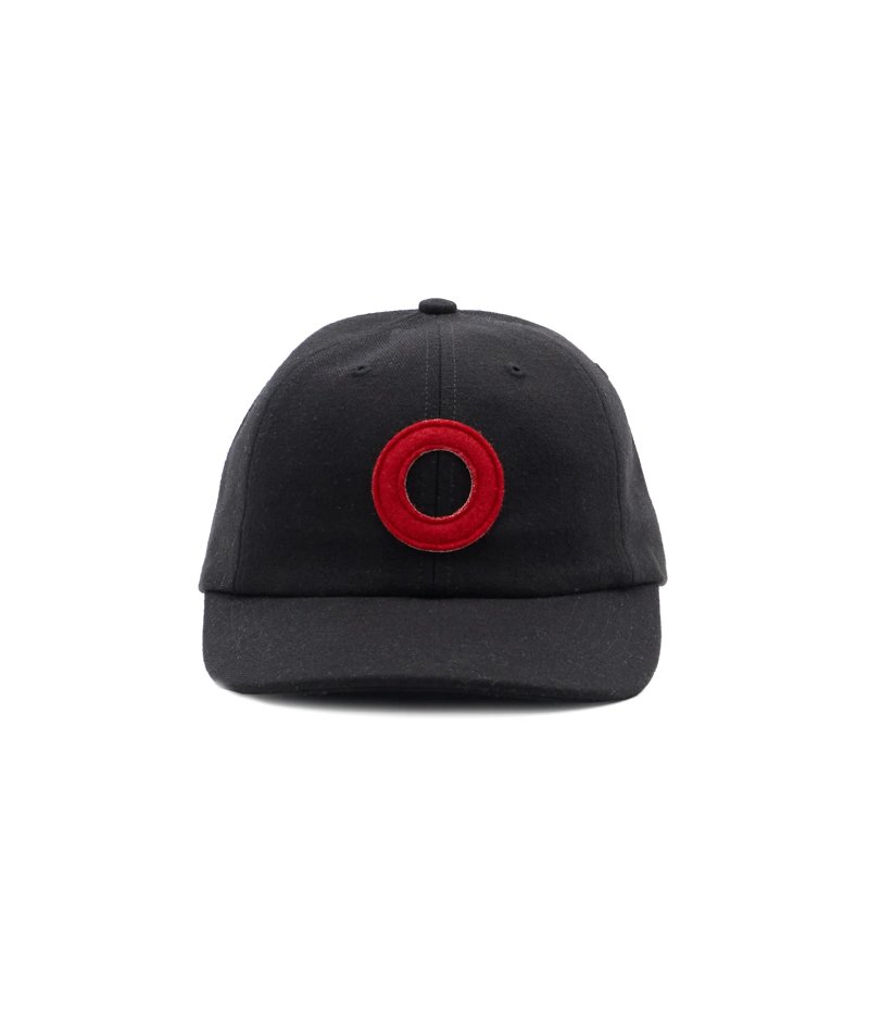 画像1: POP TRADING COMPANY " POP O SIXPANEL HAT " - BLACK/RED (1)