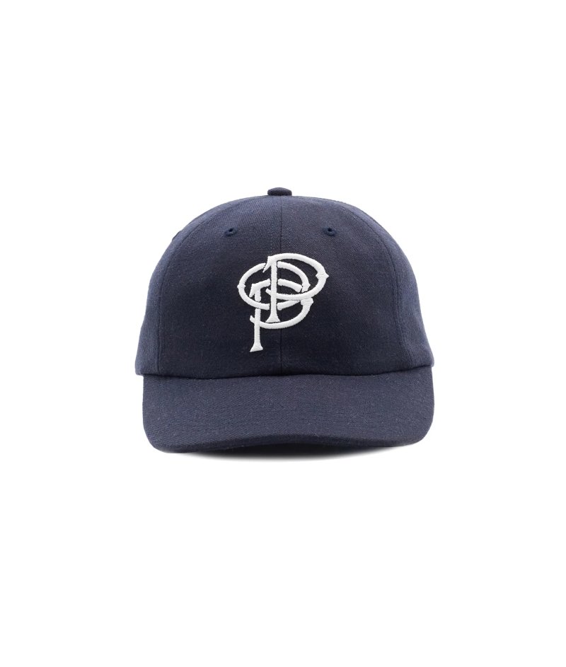 画像1: POP TRADING COMPANY " POP INITIALS SIXPANEL HAT " - NAVY (1)