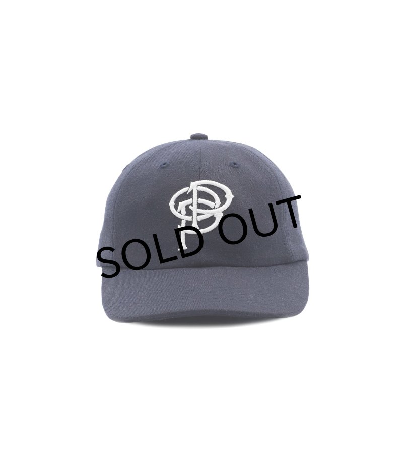 画像1: POP TRADING COMPANY " POP INITIALS SIXPANEL HAT " - NAVY (1)