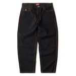 画像1: HELLRAZOR " BAGGIE DENIM PANTS " - ONE WASH BLACK (1)