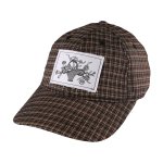 画像1: PASS~PORT.  " EDIBLE FLOWER LEAGUES CAP " - RED / BROWN   (1)