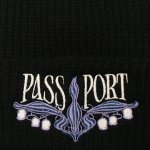 画像2: PASS~PORT.  " LILY OF THE VALLEY BEANIE " - BLACK   (2)