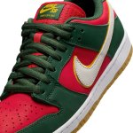 画像8: 【 抽選販売 11/22 PM18:00 〜 11/24 AM0:00 】NIKE SB " DUNK LOW PRM " - FIR/WHITE-UNIV GOLD (Seattle Supersonics) (8)