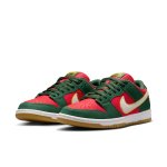 画像1: 【 抽選販売 11/22 PM18:00 〜 11/24 AM0:00 】NIKE SB " DUNK LOW PRM " - FIR/WHITE-UNIV GOLD (Seattle Supersonics) (1)