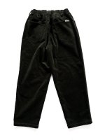 画像2: COMFORTABLE REASON " BRUSHED LINING CORDS SLACS " - BLACK / ONE SIZE (2)