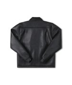 画像11: FORMER " SHERPA LEATHER JACKET " - BLACK (11)