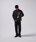 画像10: FORMER " SHERPA LEATHER JACKET " - BLACK (10)